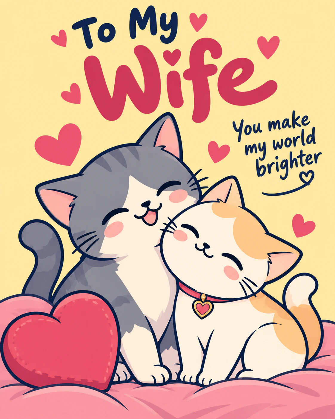 Romantic love ecard for wife