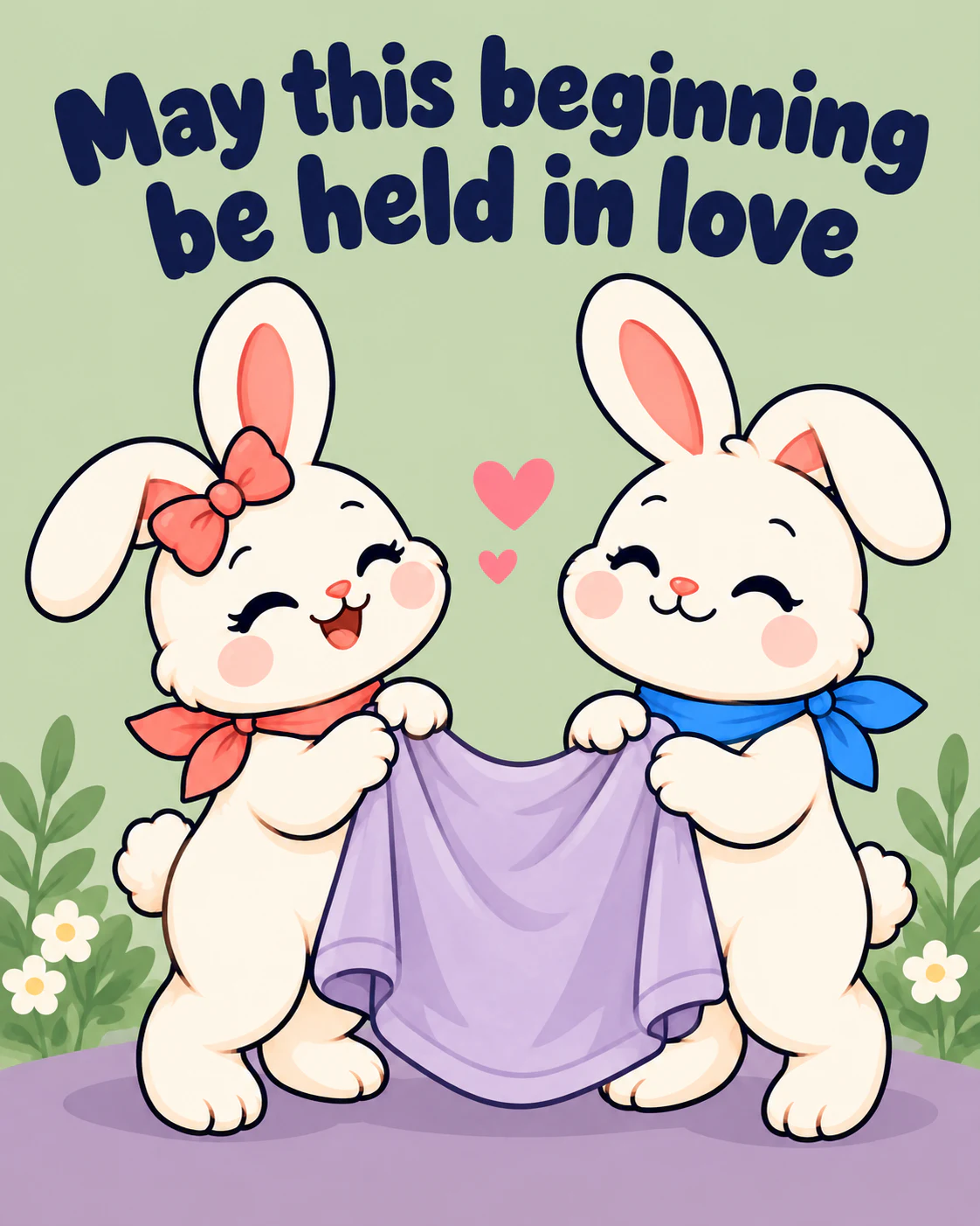 May this beginning be held in love