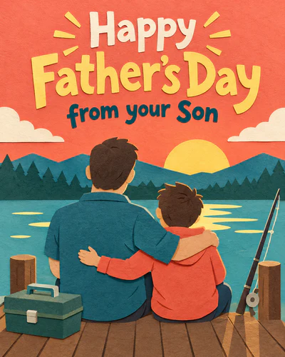 Fathers day ecard from son