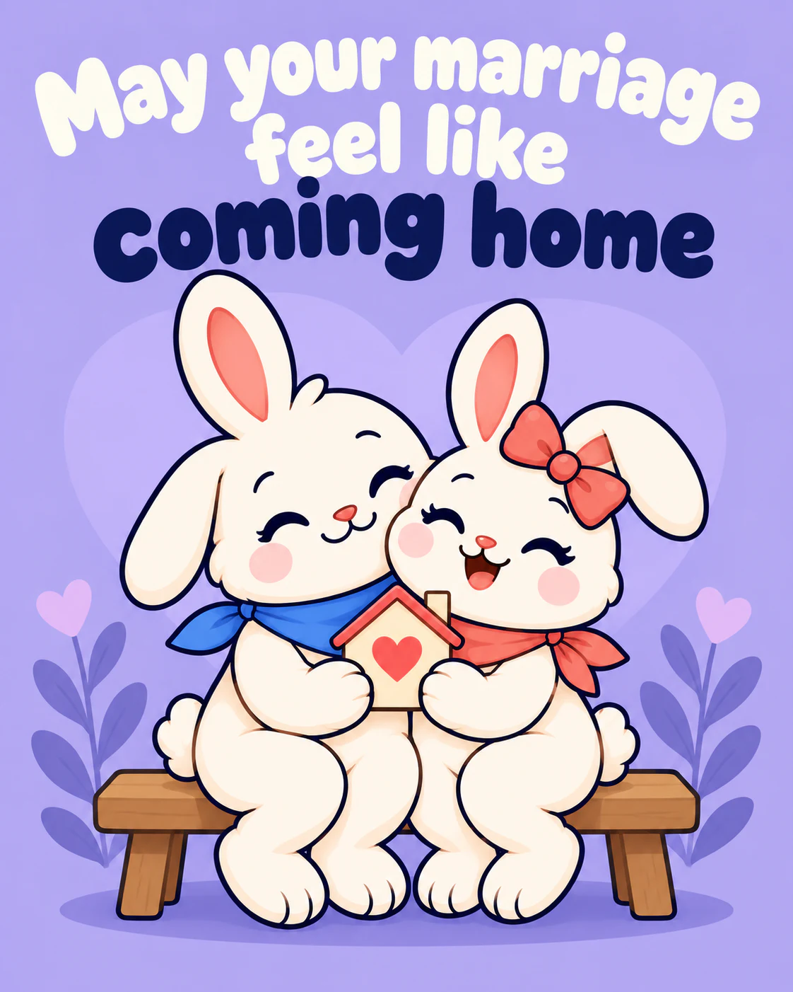 May your marriage feel like coming home