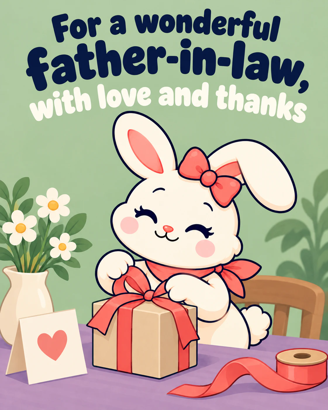For a wonderful father-in-law, with love and thanks