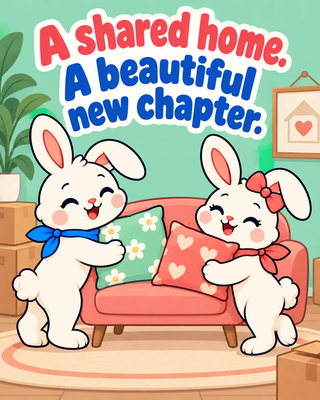 A shared home. A beautiful new chapter.