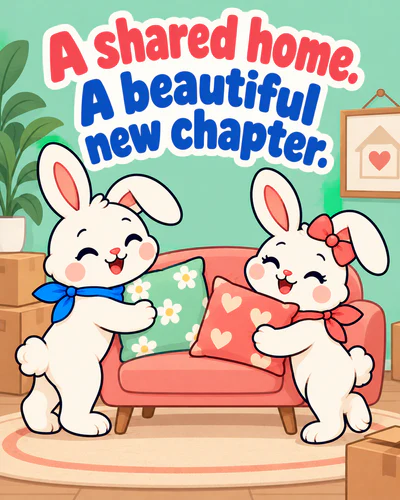 A shared home. A beautiful new chapter.