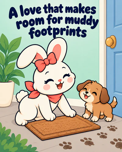 A love that makes room for muddy footprints