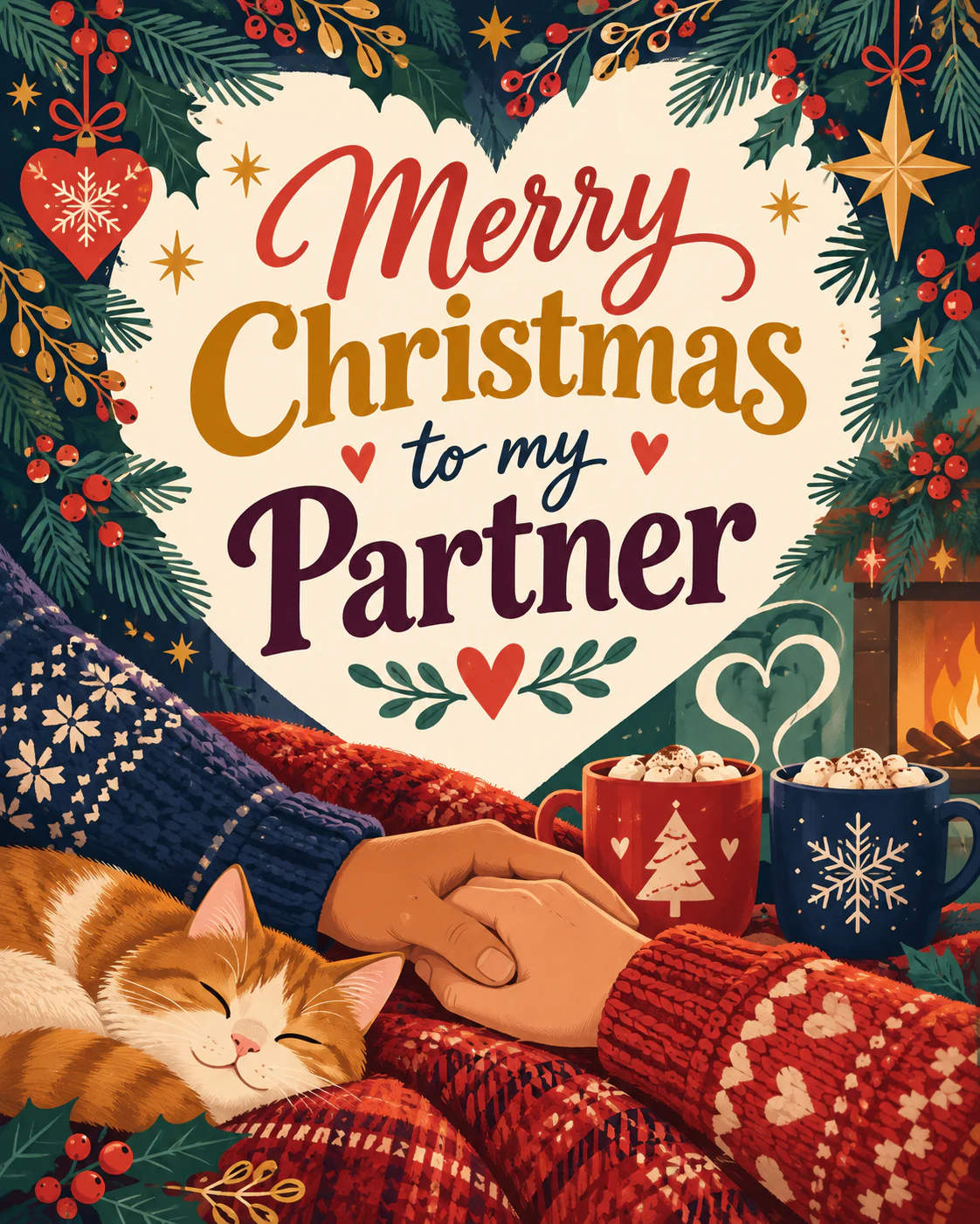 Christmas ecard for partner