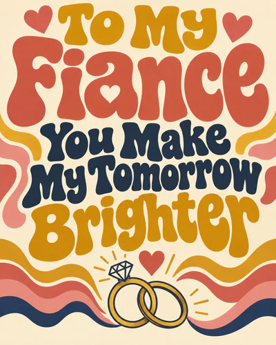 Engagement ecard for fiance