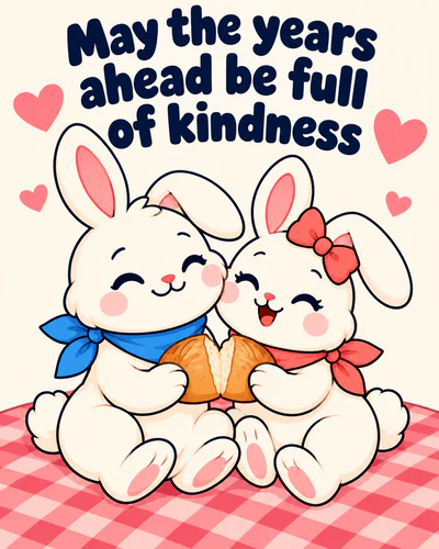 May the years ahead be full of kindness