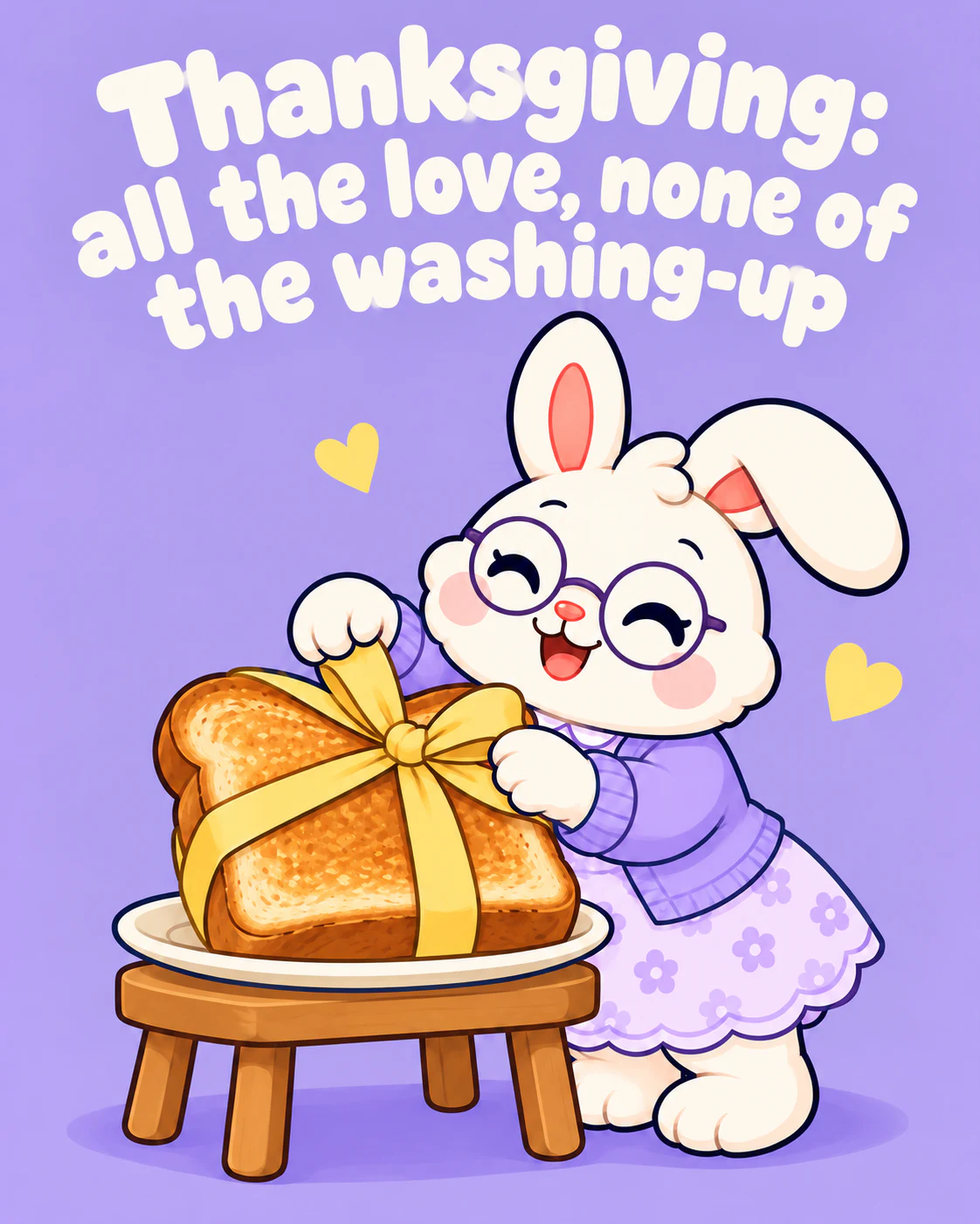 Thanksgiving: all the love, none of the washing-up