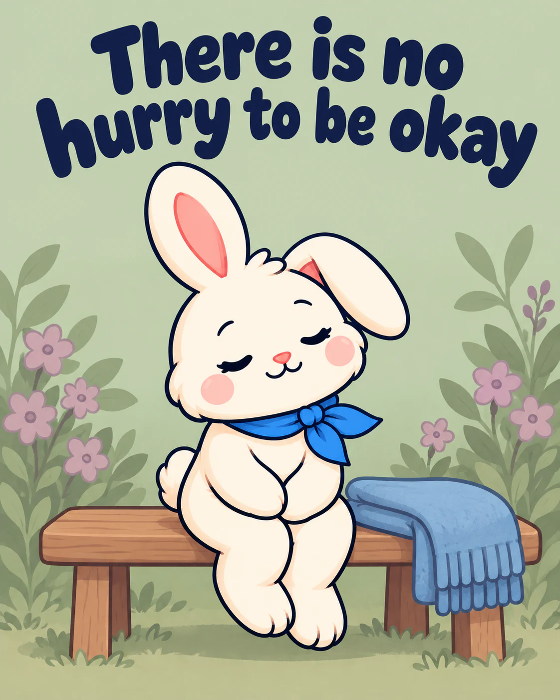 There is no hurry to be okay