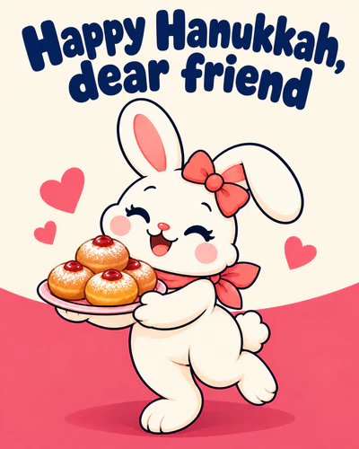 Happy Hanukkah, dear friend