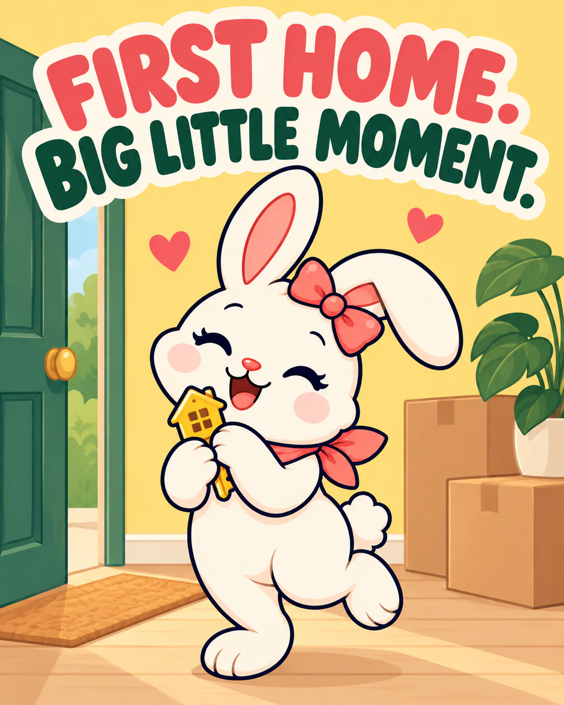 FIRST HOME. BIG LITTLE MOMENT.