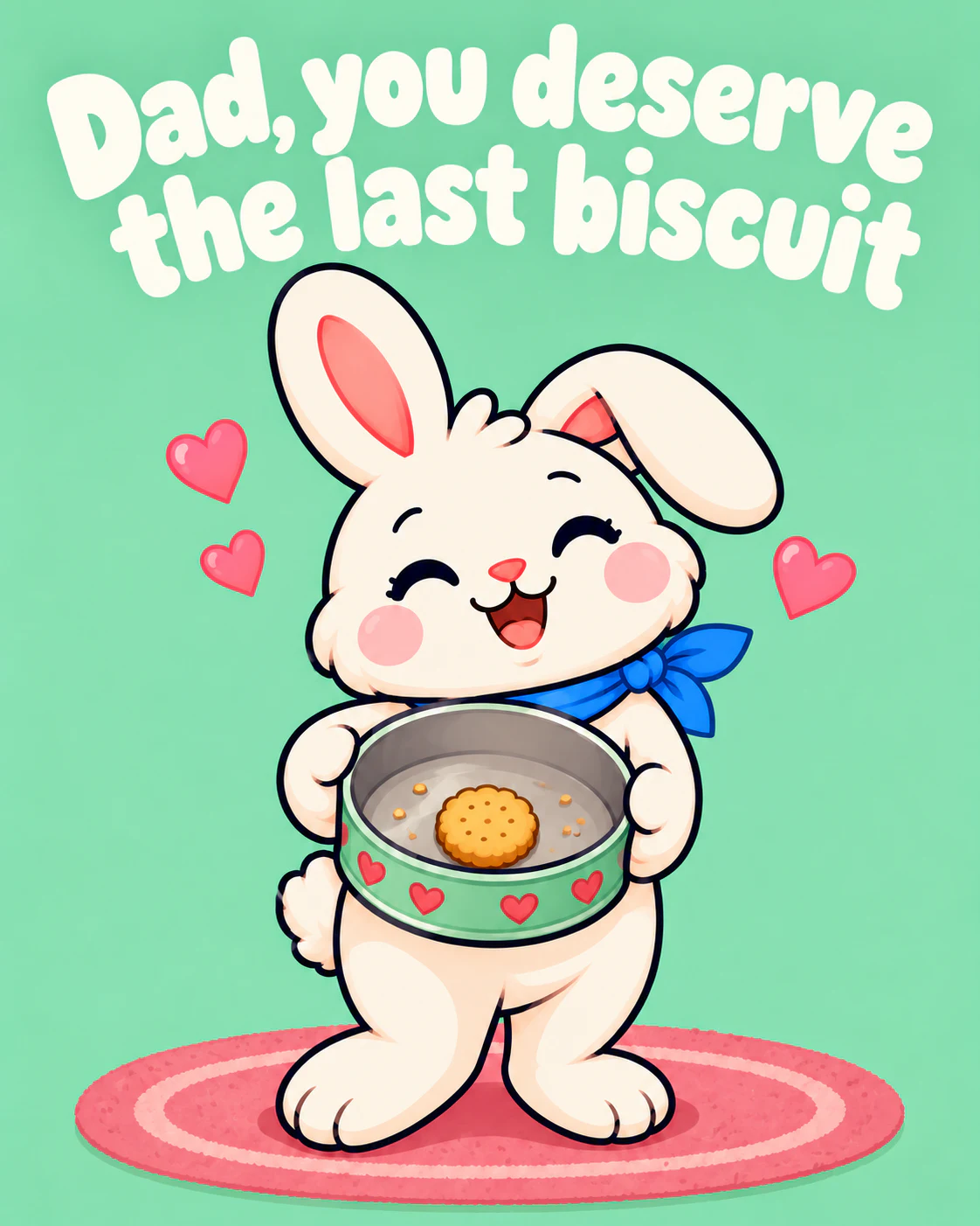 Dad, you deserve the last biscuit