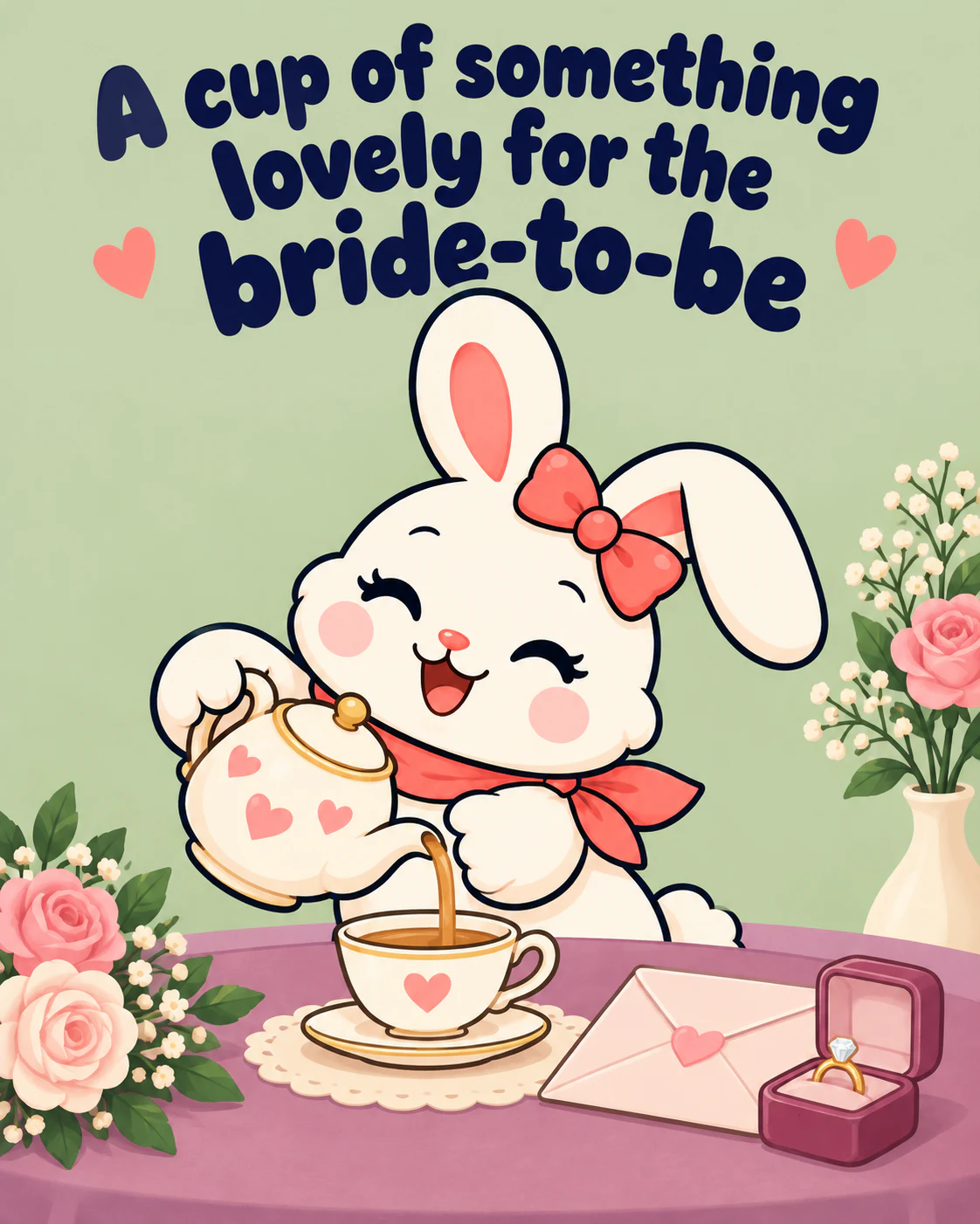 A cup of something lovely for the bride-to-be