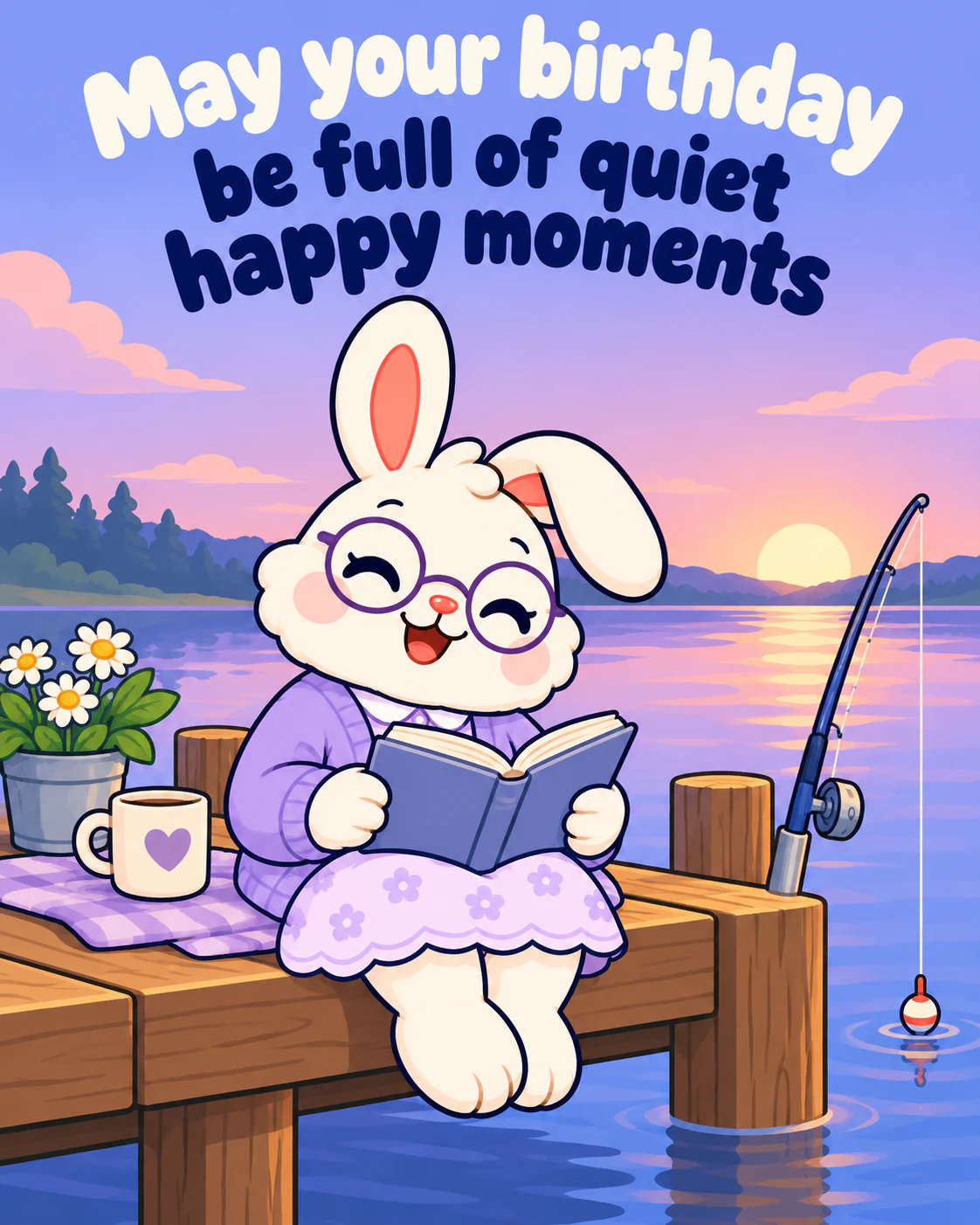May your birthday be full of quiet happy moments