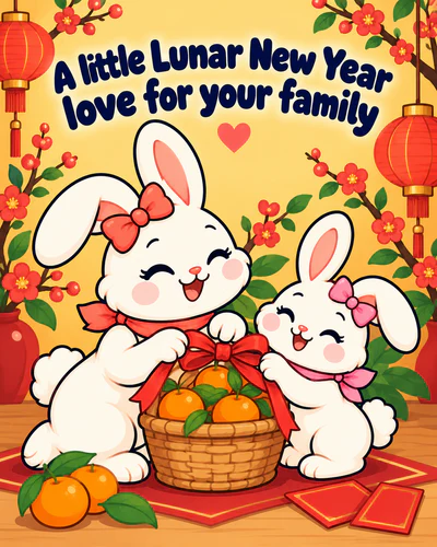 A little Lunar New Year love for your family