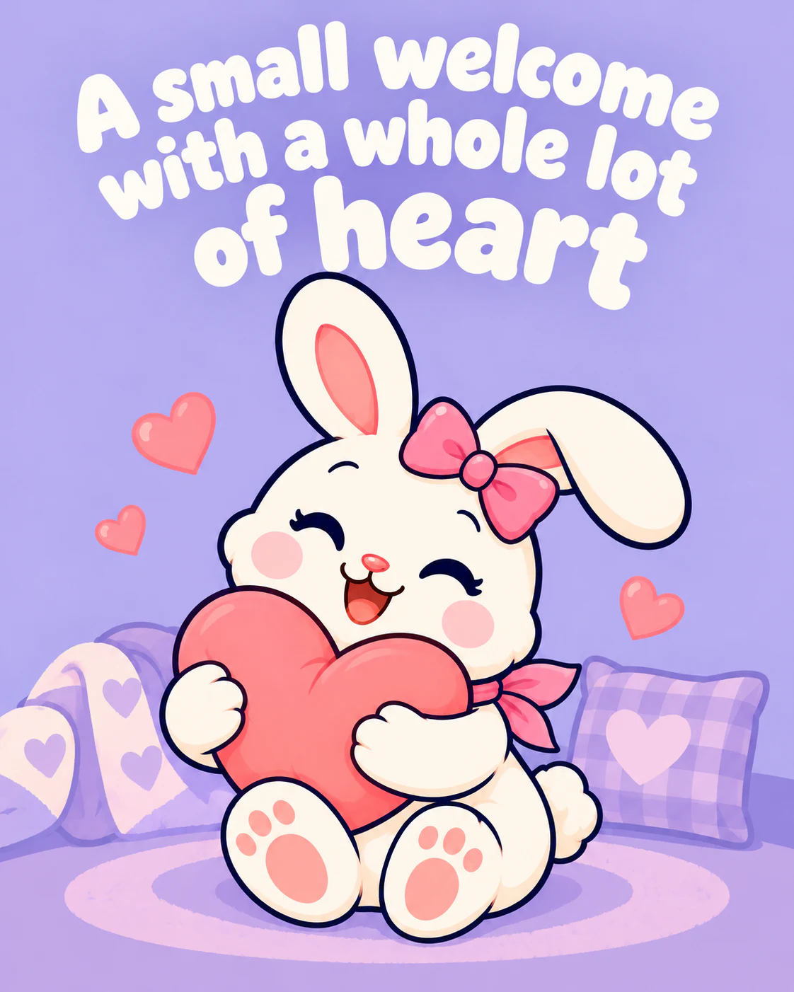 A small welcome with a whole lot of heart