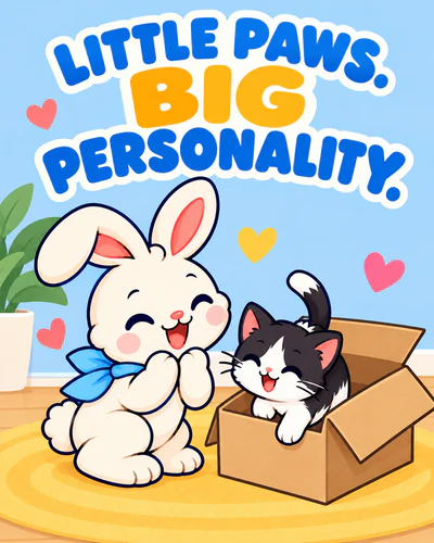 LITTLE PAWS. BIG PERSONALITY.
