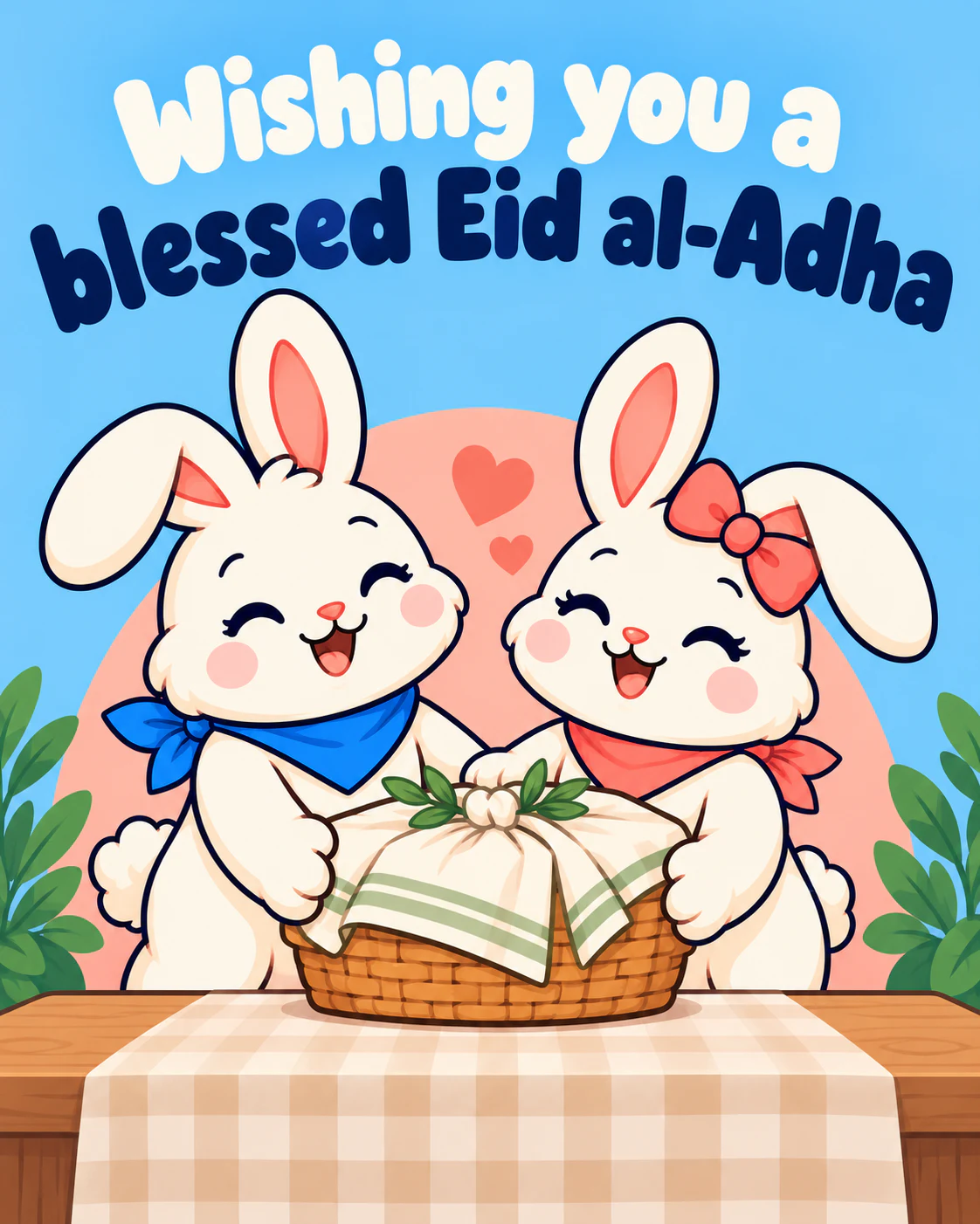 Wishing you a blessed Eid al-Adha