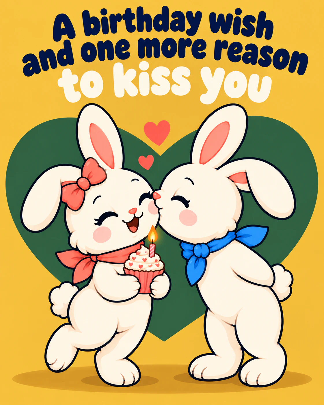 A birthday wish and one more reason to kiss you