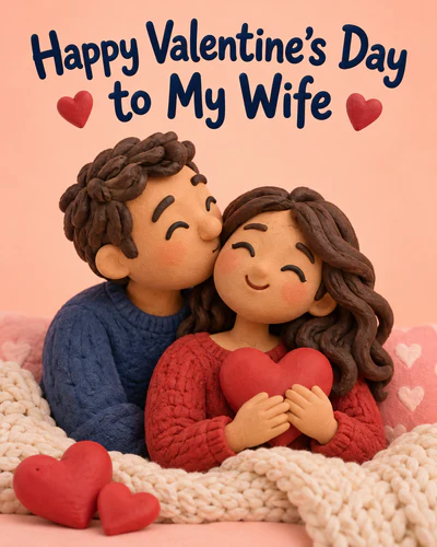 Valentines day ecard for wife