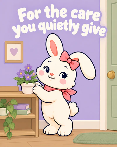 For the care you quietly give
