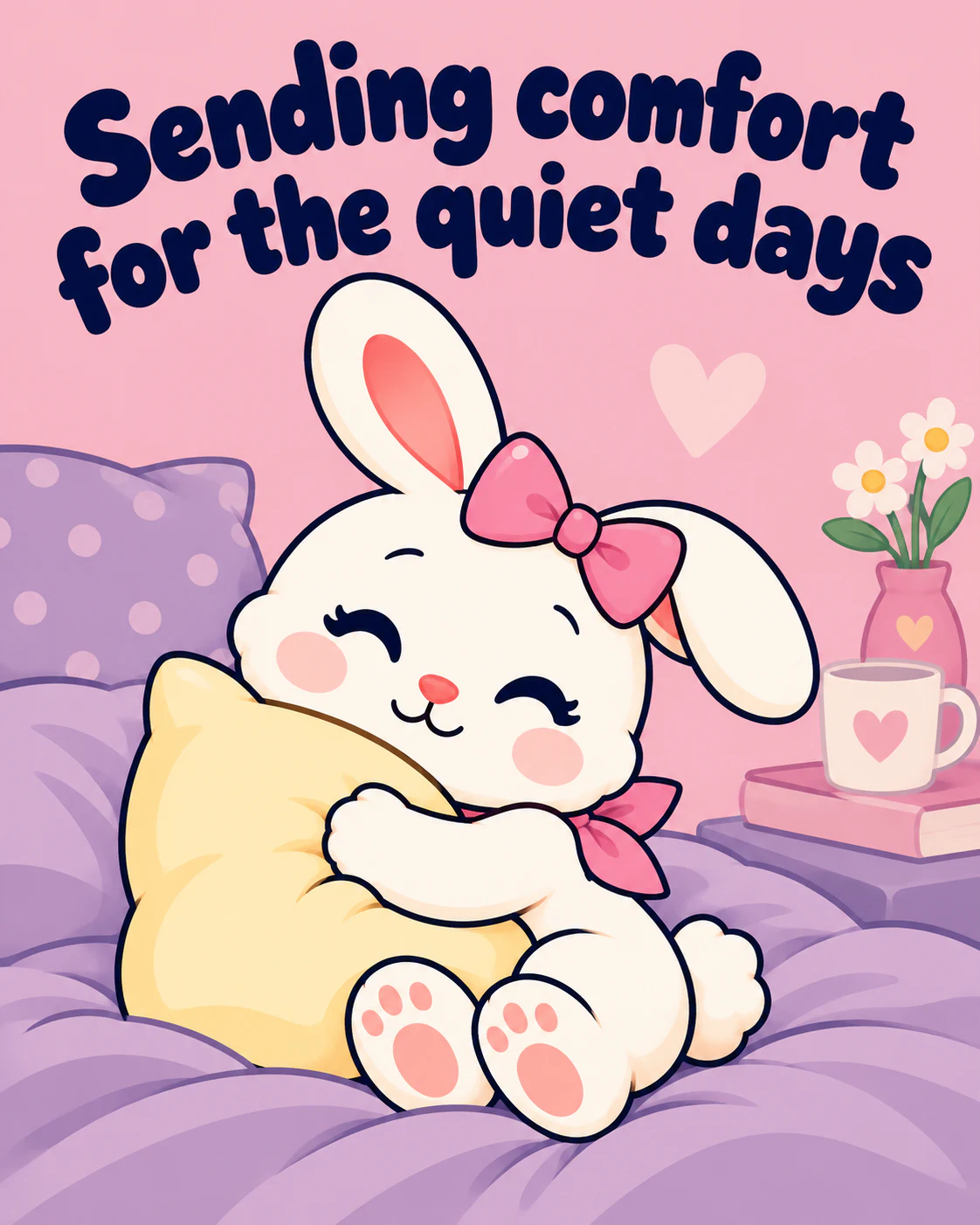 Sending comfort for the quiet days