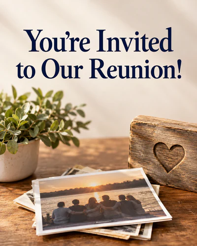 Reunion invitation ecard