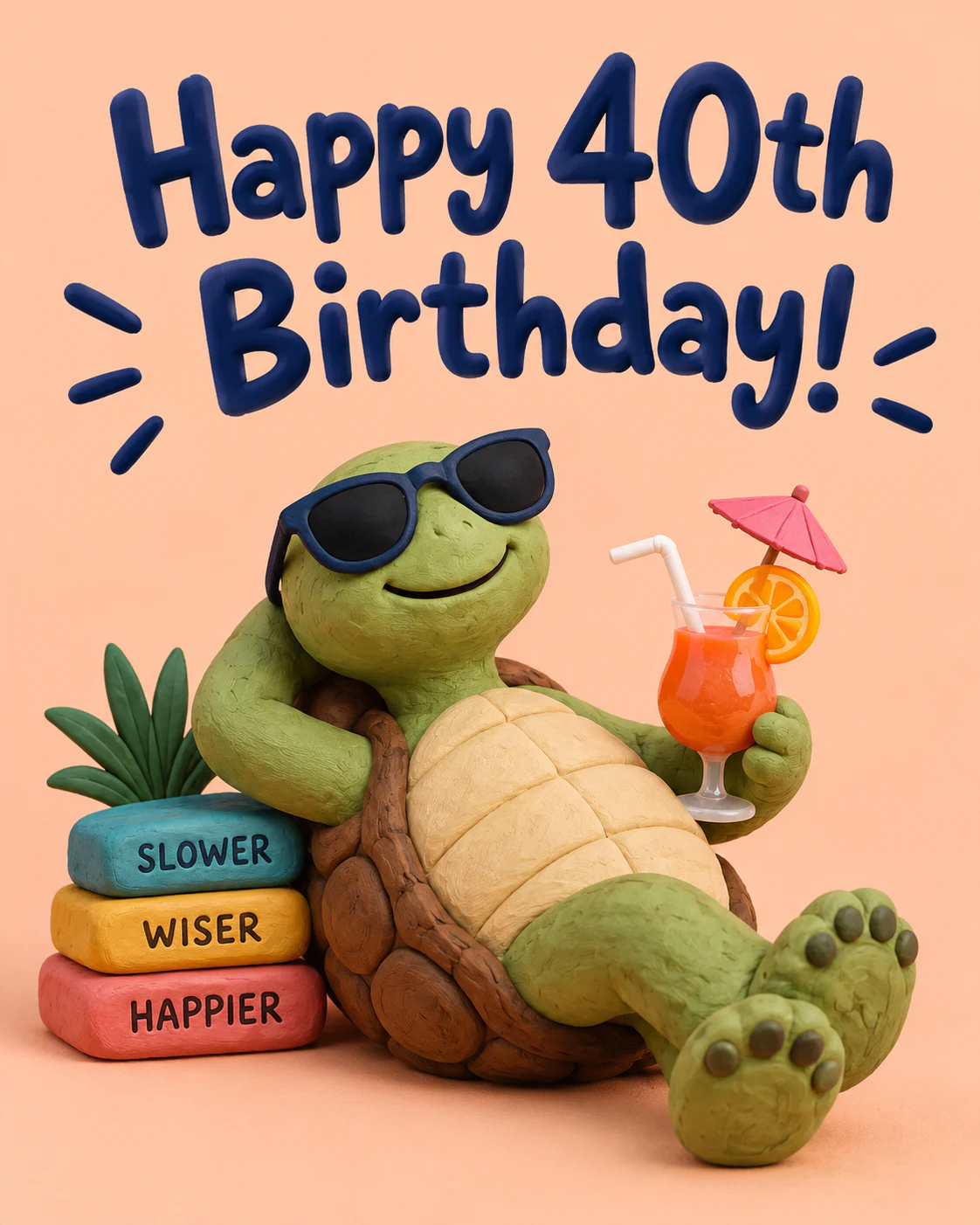 Funny 40th birthday ecard