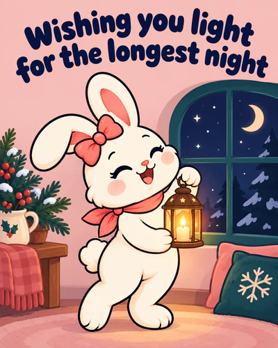 Wishing you light for the longest night