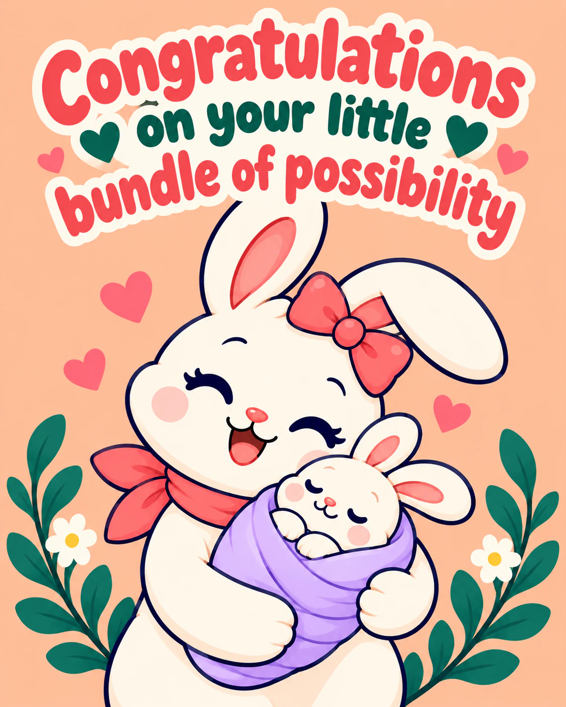 Congratulations on your little bundle of possibility