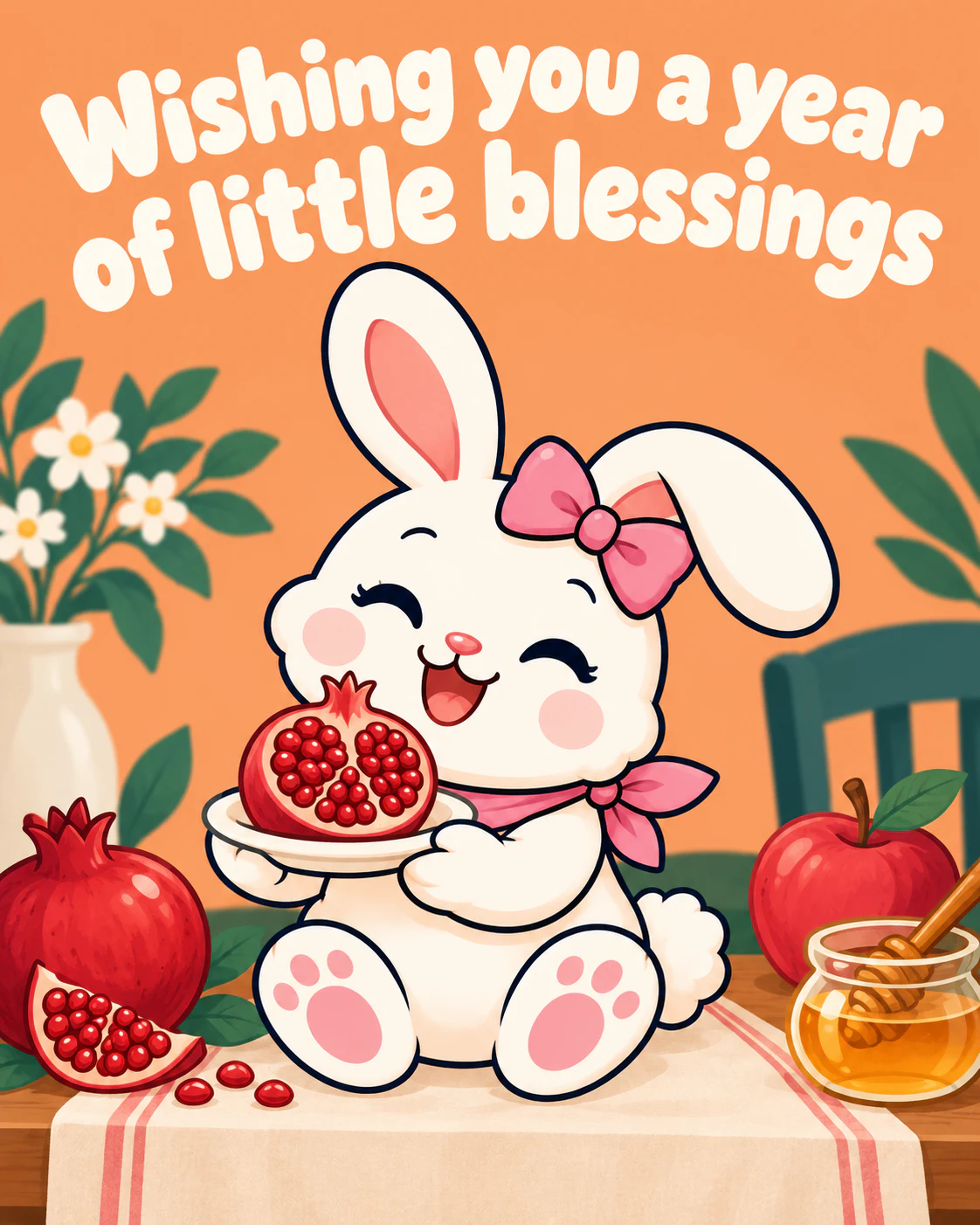 Wishing you a year of little blessings