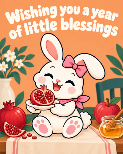 Wishing you a year of little blessings