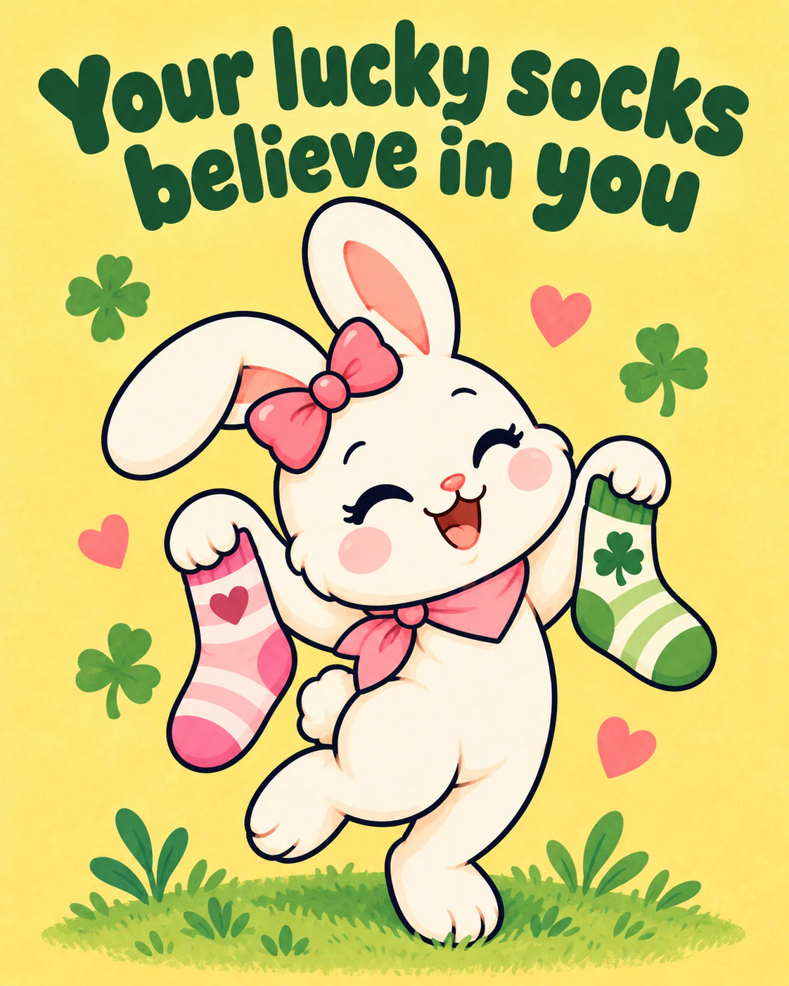 Your lucky socks believe in you