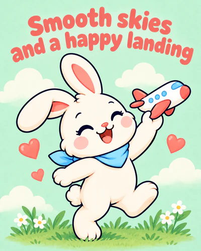 Smooth skies and a happy landing