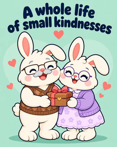 A whole life of small kindnesses