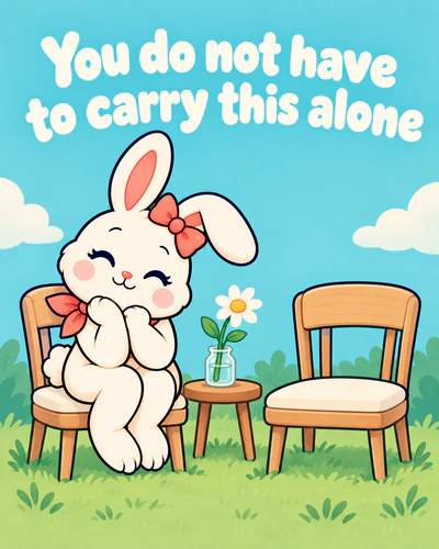 You do not have to carry this alone