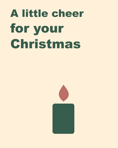 A little cheer for your Christmas