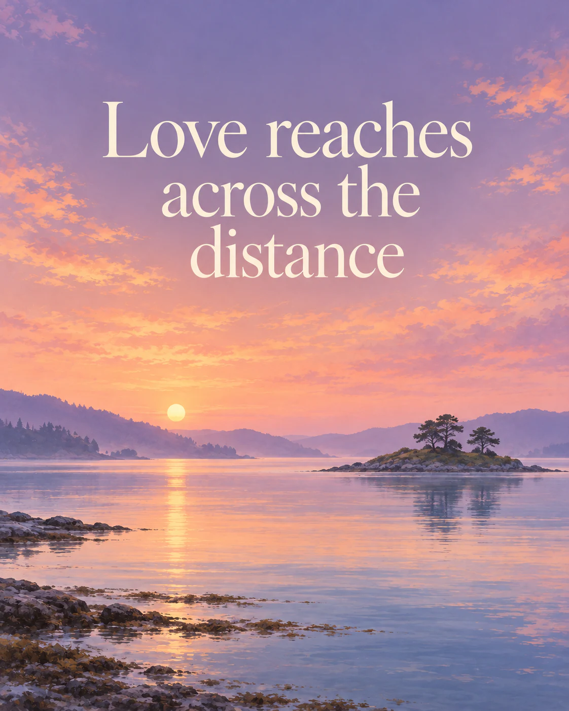 Love reaches across the distance