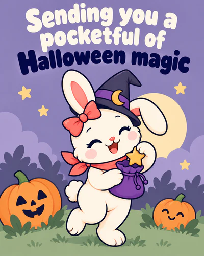 Sending you a pocketful of Halloween magic