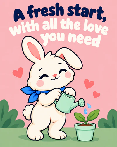 A fresh start, with all the love you need