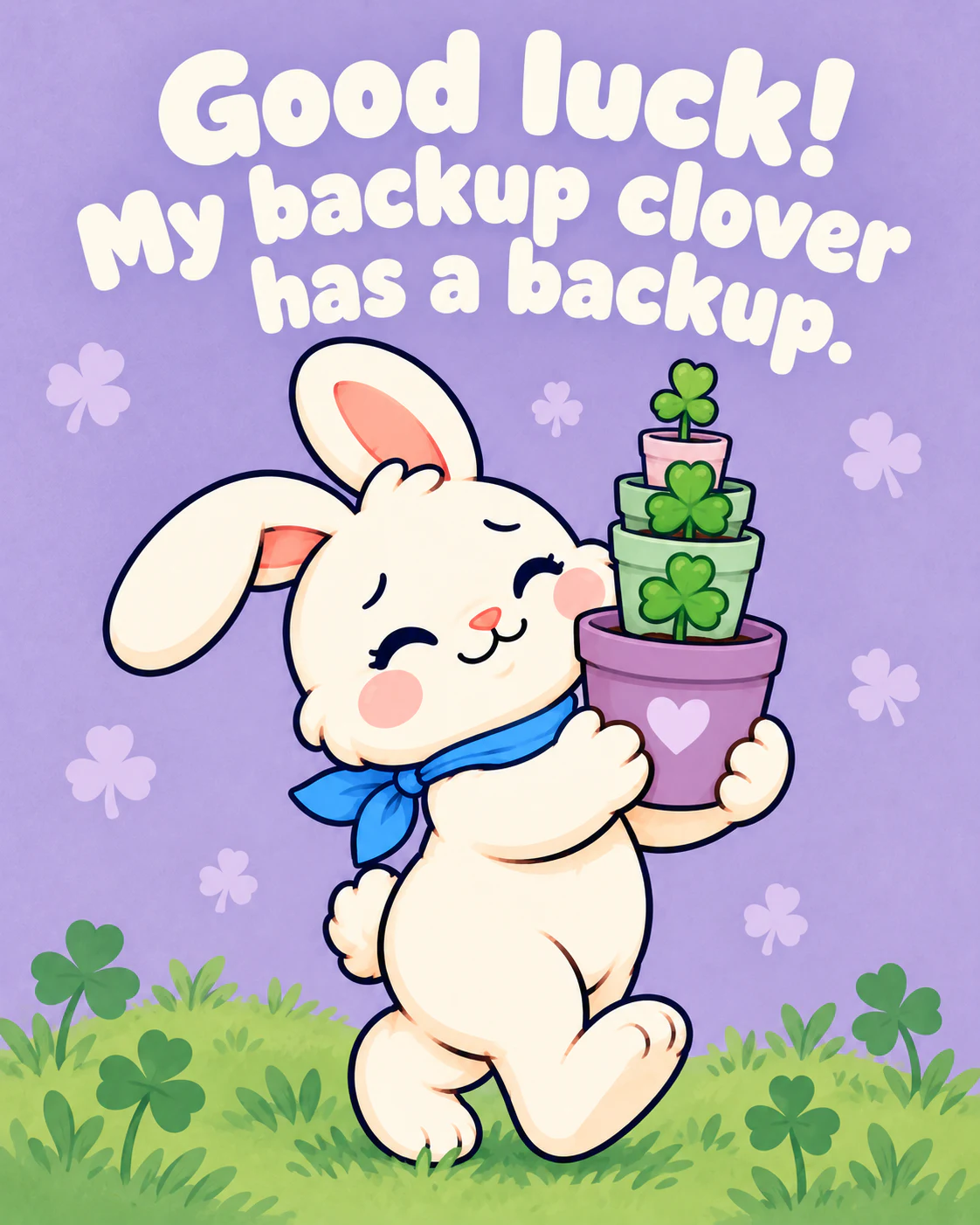 Good luck! My backup clover has a backup.