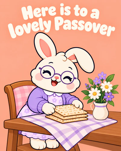 Here is to a lovely Passover