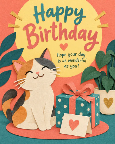 Heartfelt birthday ecard
