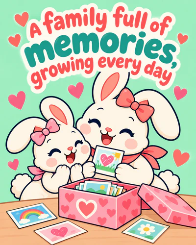 A family full of memories, growing every day