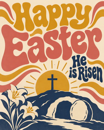 Religious Easter ecard