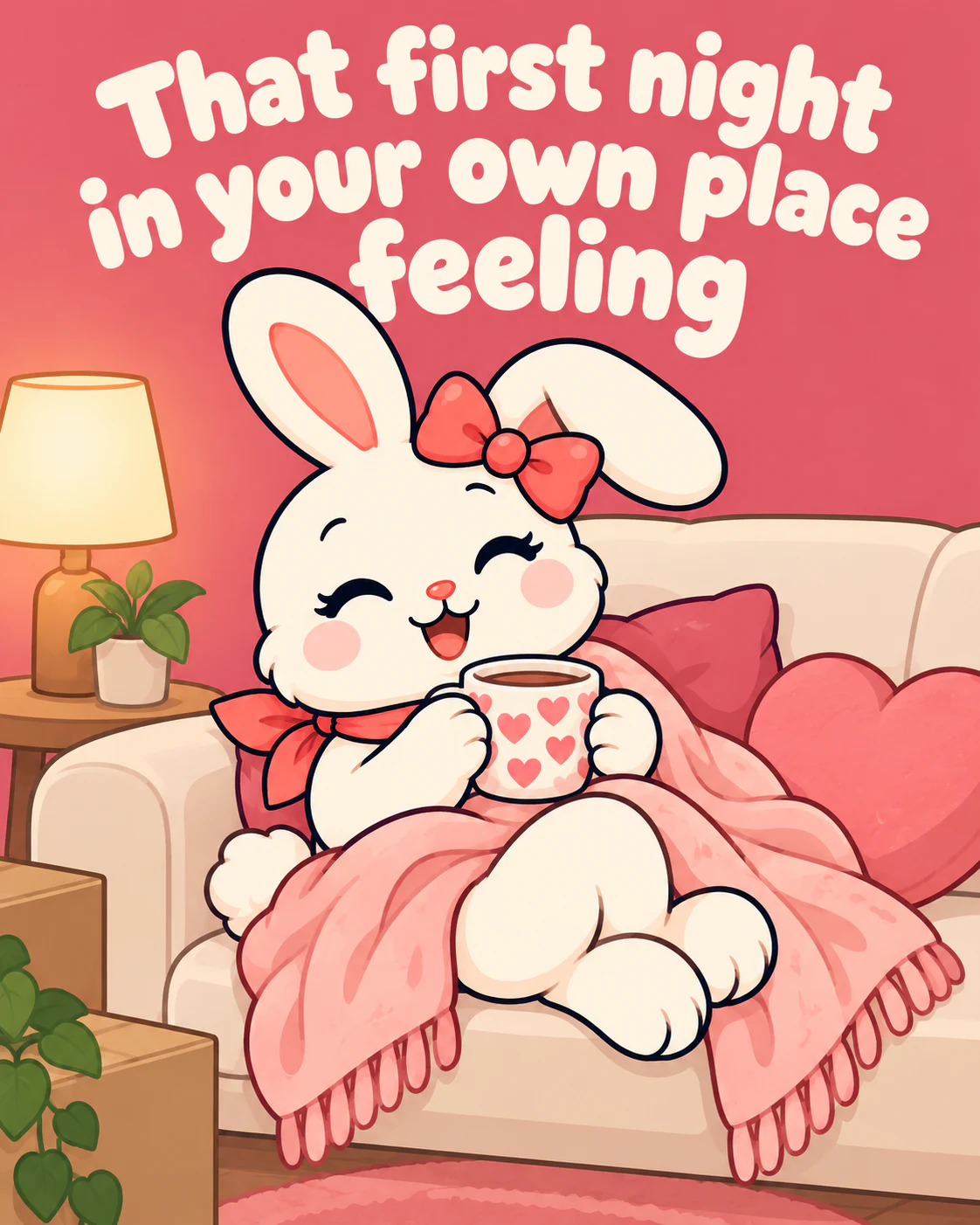 That first night in your own place feeling