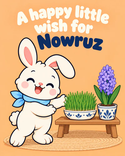 A happy little wish for Nowruz
