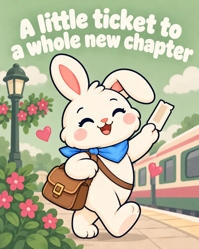 A little ticket to a whole new chapter