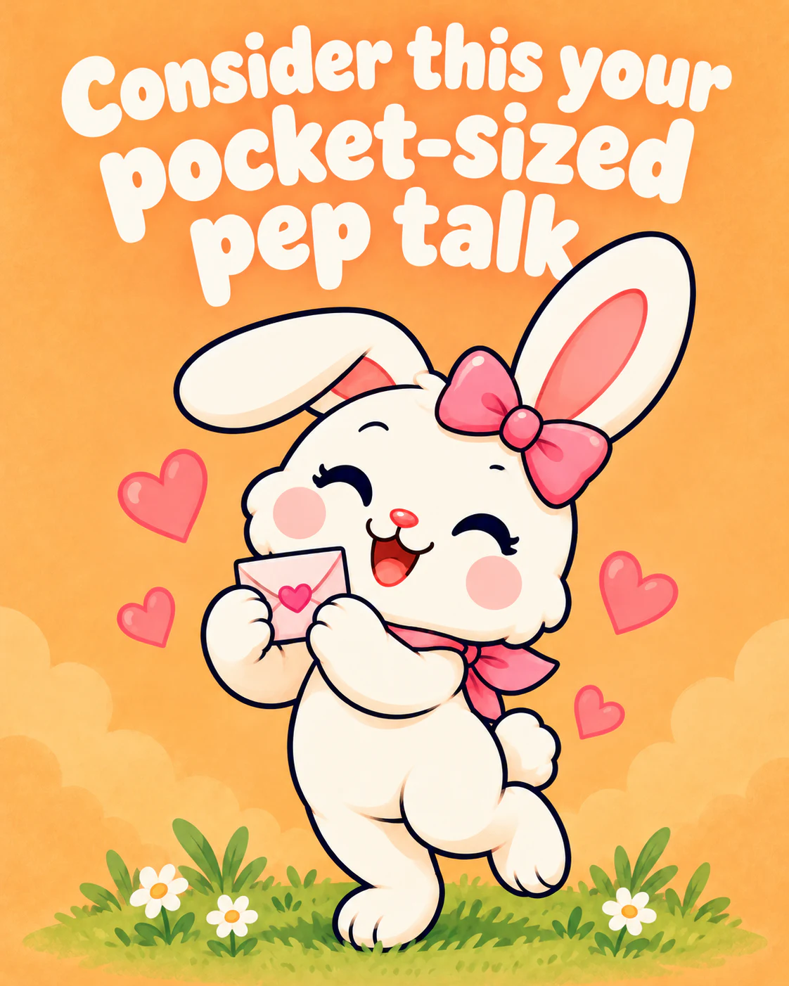 Consider this your pocket-sized pep talk