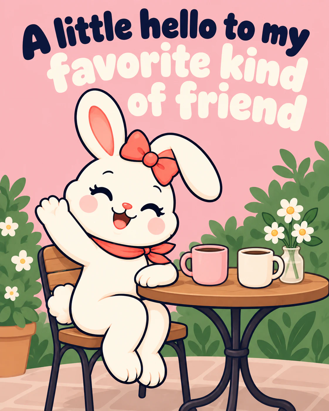 A little hello to my favorite kind of friend
